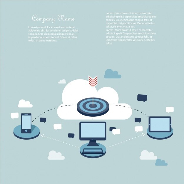 Free Vector business background design