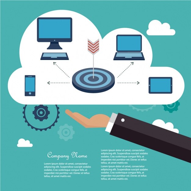 Free Vector business background design