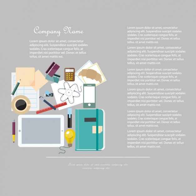 Vettore gratuito design business background