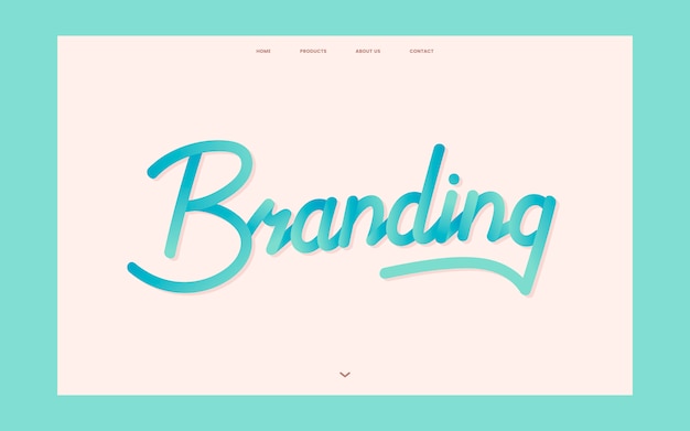 Business branding informational website graphic