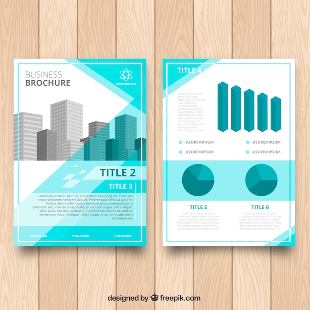 Business brochure concept