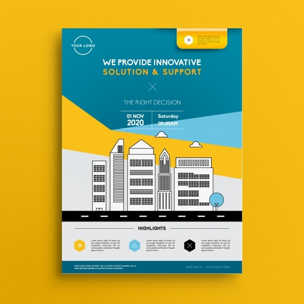 Business brochure template