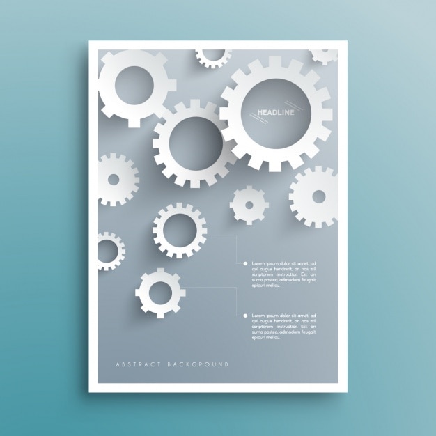 Free vector business brochure template