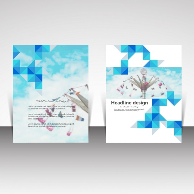 Brochure template affari