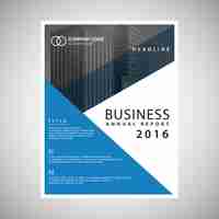 Free vector business brochure template