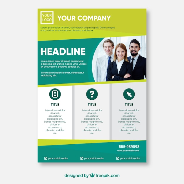 Business brochure template