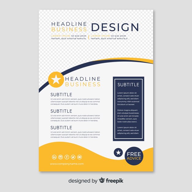 Business brochure template