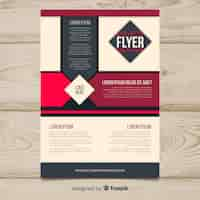 Free vector business brochure template