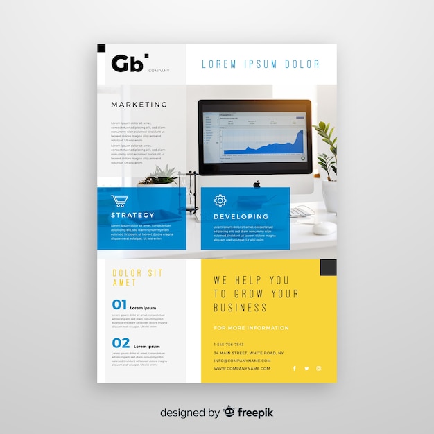 Business brochure template