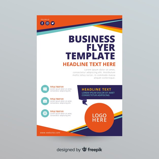 Business brochure template