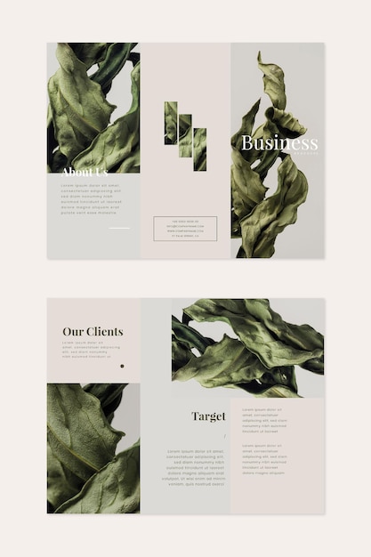 Business brochure template