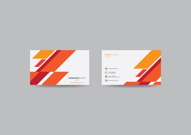 Business card abstract design