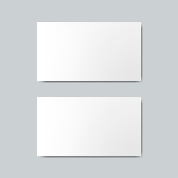 名刺デザインモックアップベクトル