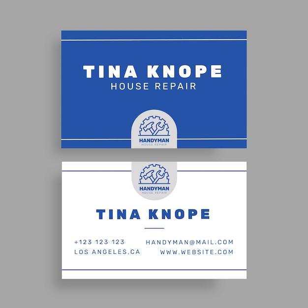 Business card design template