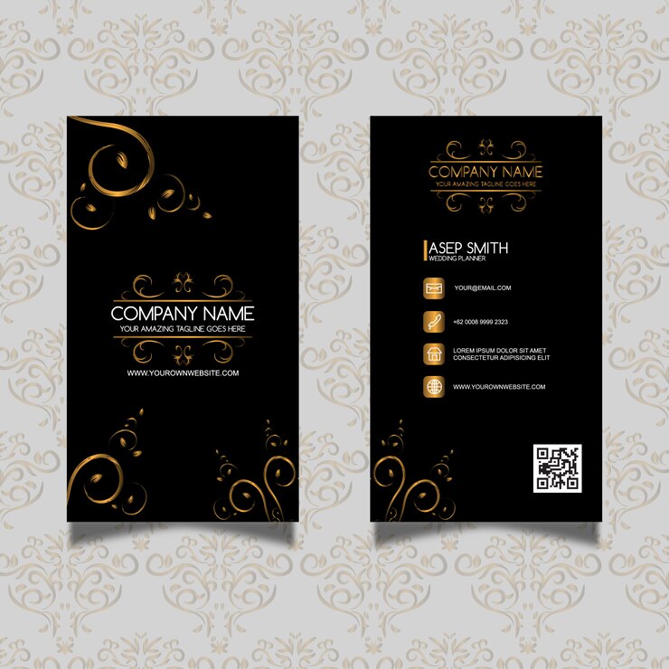 Free Vector business card design