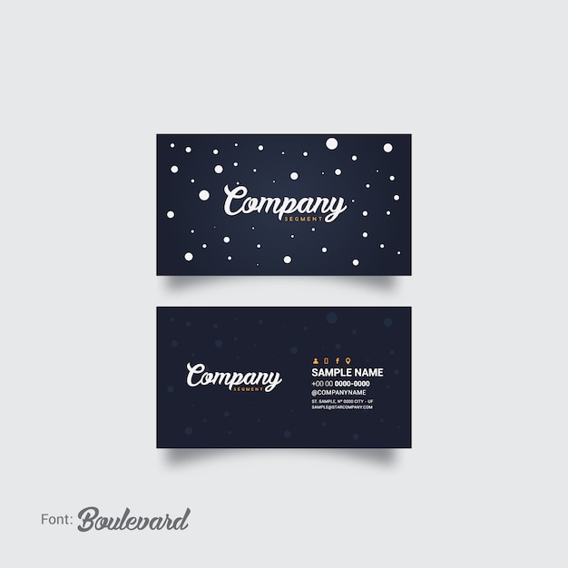 Business card design