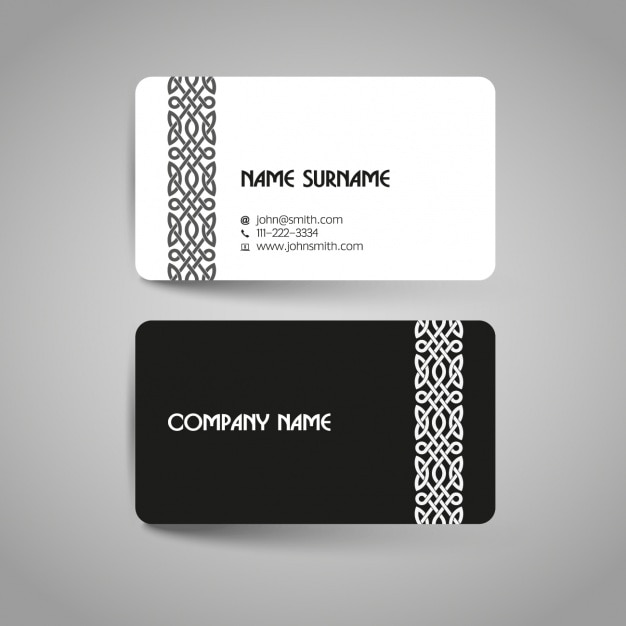 Business card design