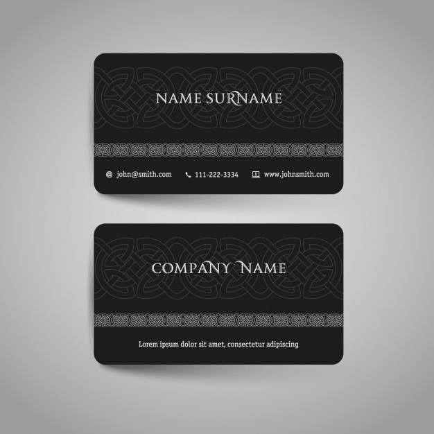 Business Card Design: Vector Templates