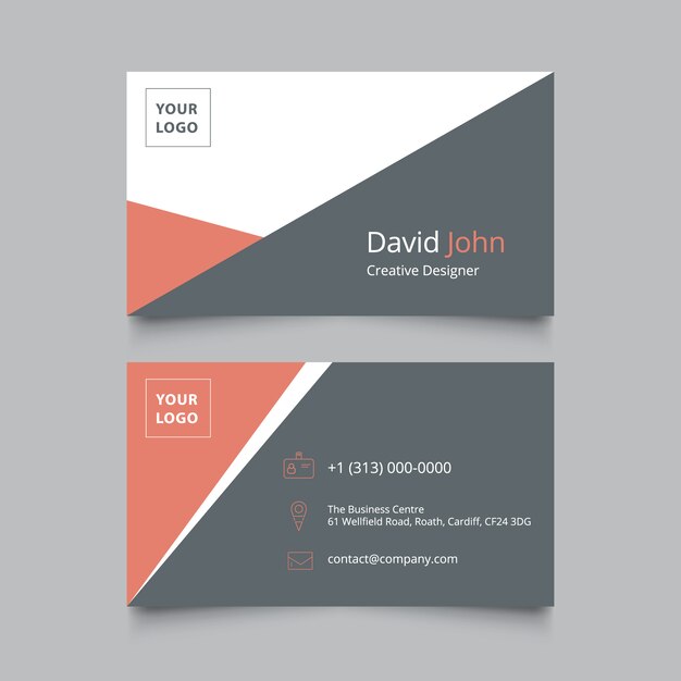 Business card elegant design