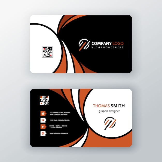 Free vector business card illustration