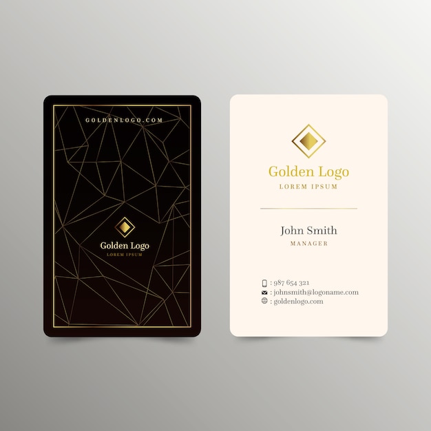 Business card luxury template