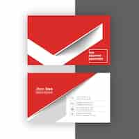 Free vector business card set- creative and clean business card template.
