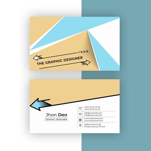 Business Card Set- Creative and Clean Business Card Template.