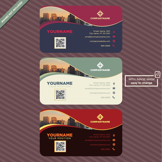 Business card template design