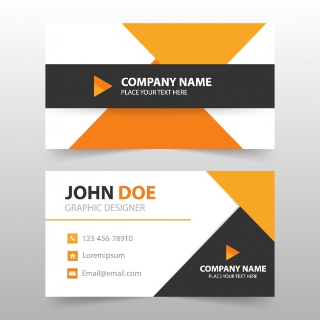 Business card template design