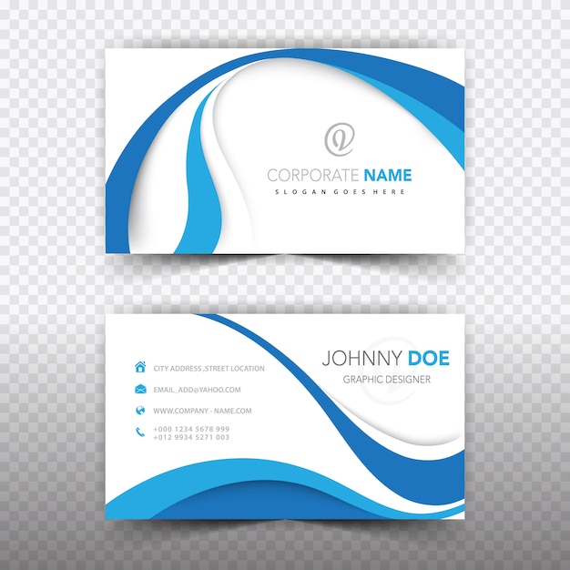 Business card template design