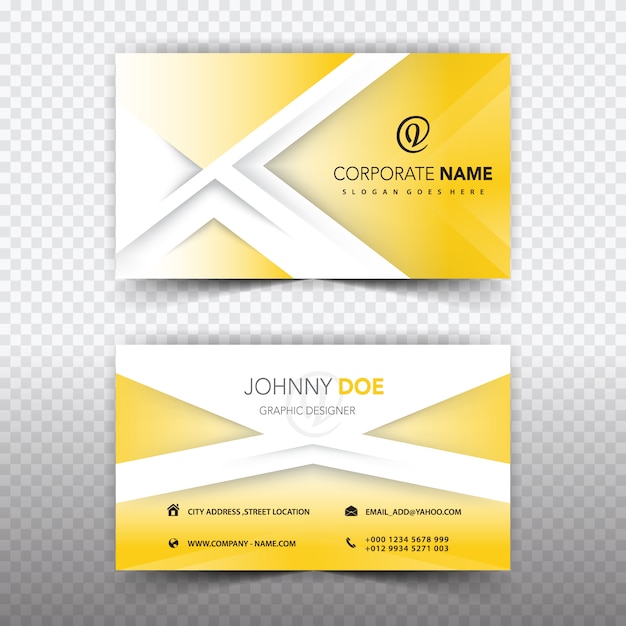 Business card template design