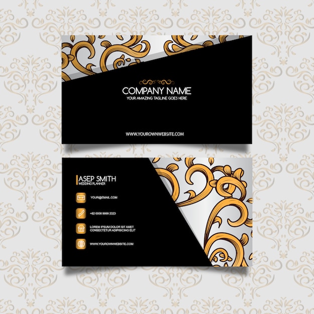 Business card template