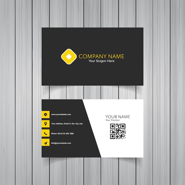 Business card template