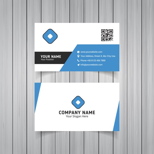 Business card template