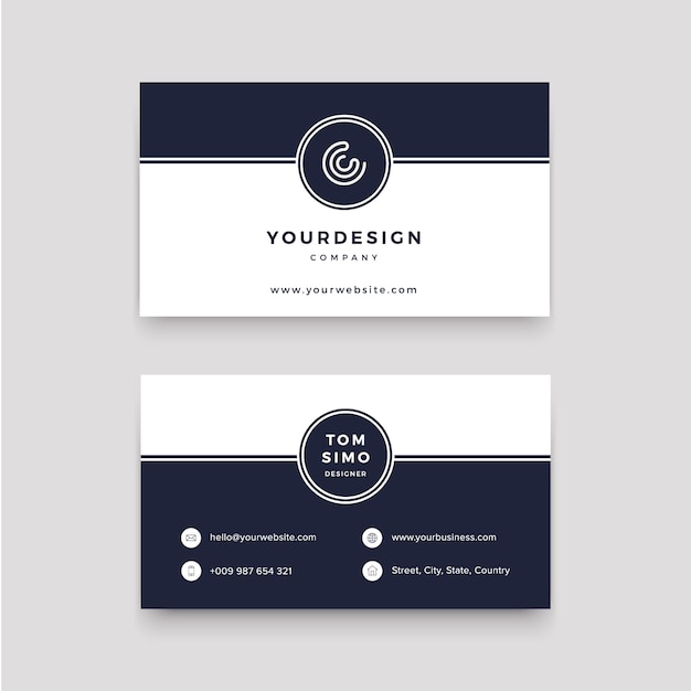 Business card template