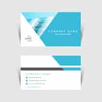 Free vector business card template