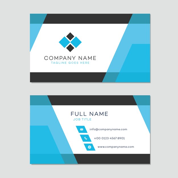 Business card template