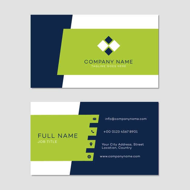 Business card template