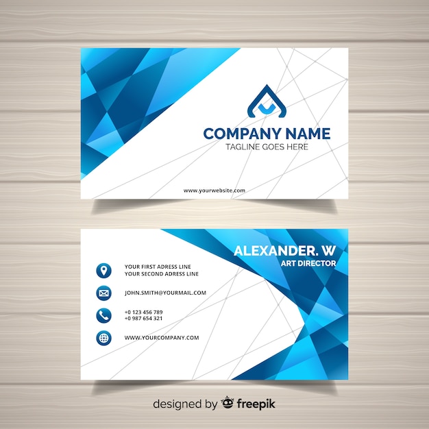 Business card template