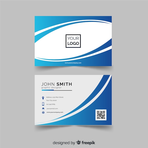 Business card template