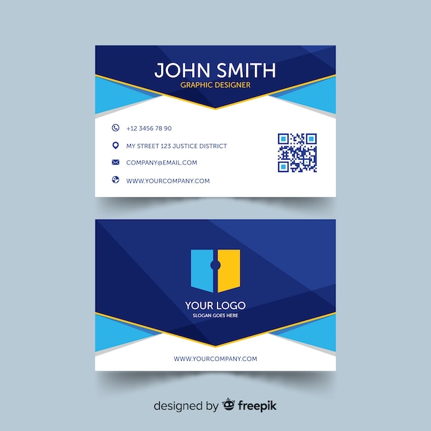 Business card template