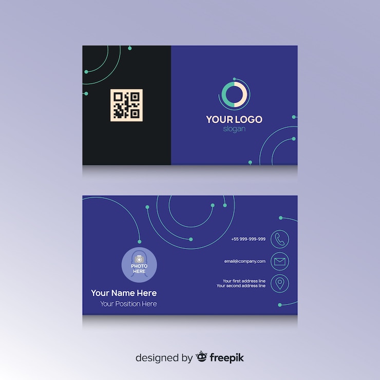 Free Vector business card template