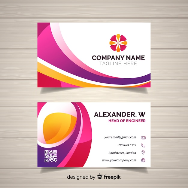 Business card template