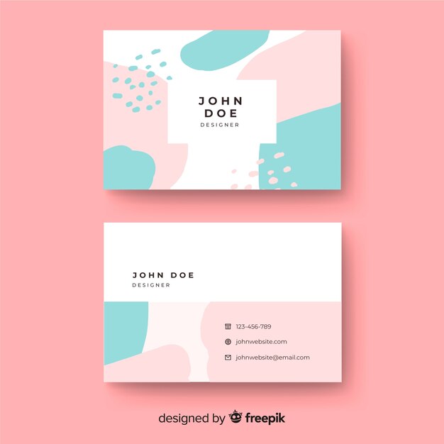 Business card template