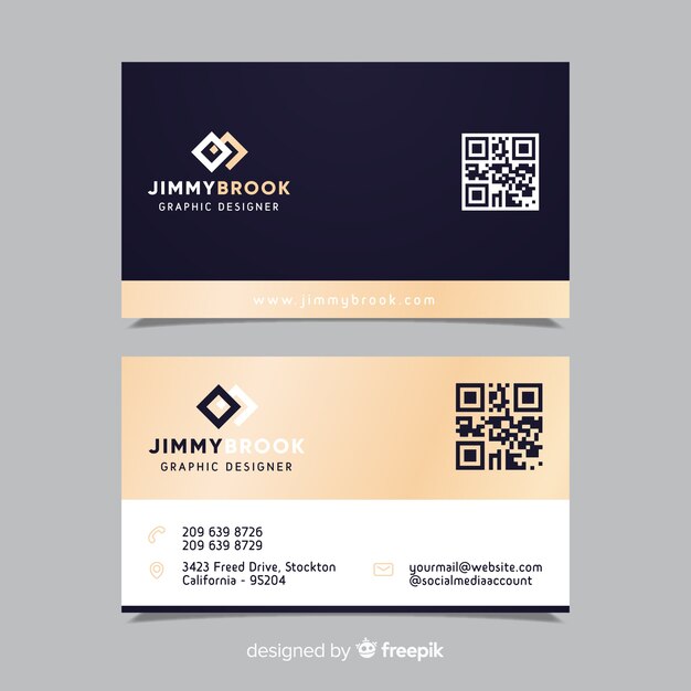 Business card template