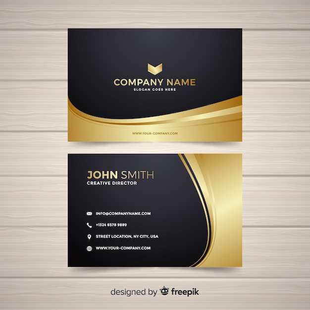 Free vector business card template