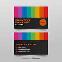 Free vector business card template