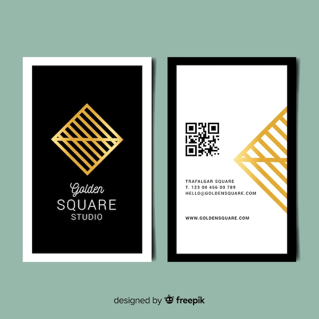 Free vector business card template