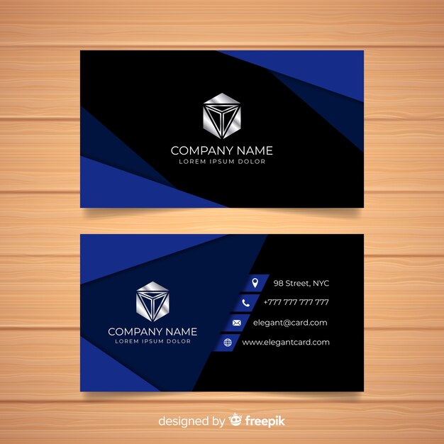 Business card template