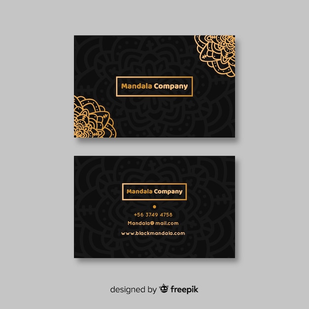 Business card template